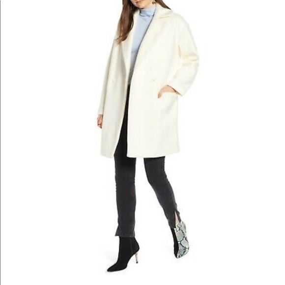Something Navy Jackets & Blazers - Something Navy Double Breasted Coat
